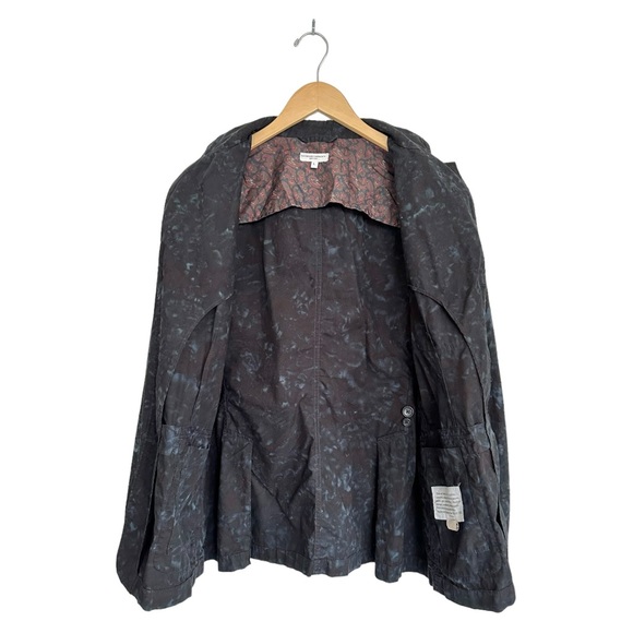 Engineered Garments Blazer Navy Marbled Cotton Notch Lapel Jacket Size Large - Picture 8 of 15